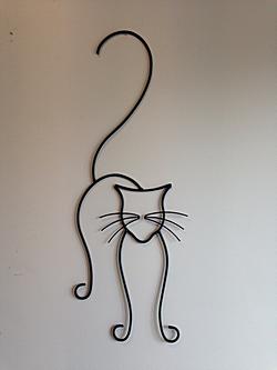 Cat sculpture